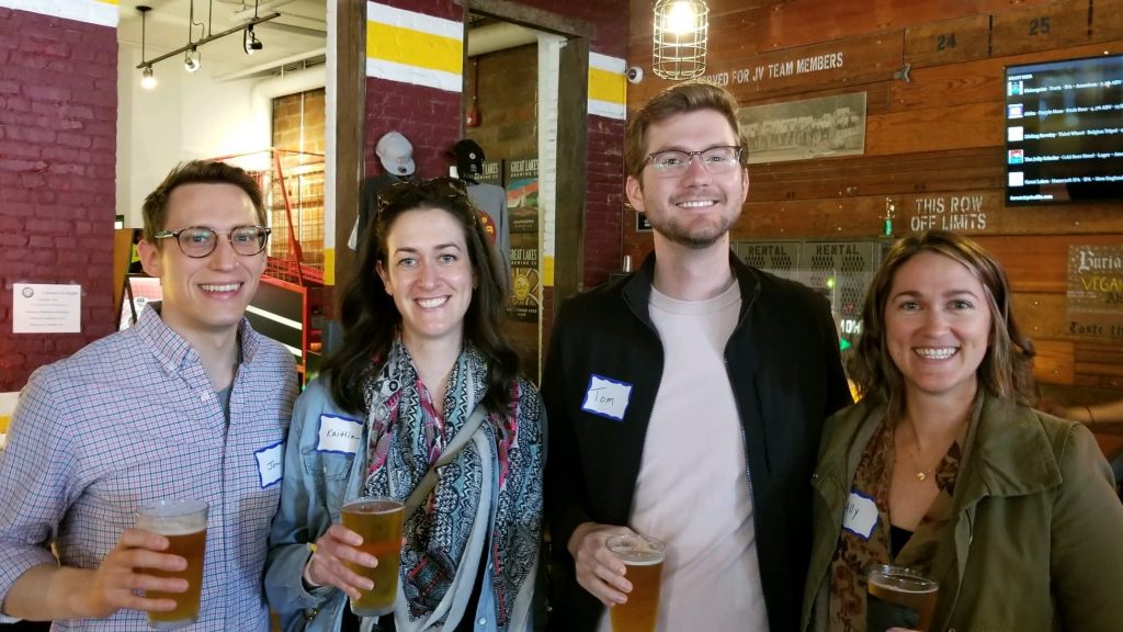 group of donors smiling