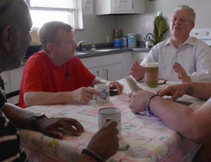 csa founder tim gleason with residents